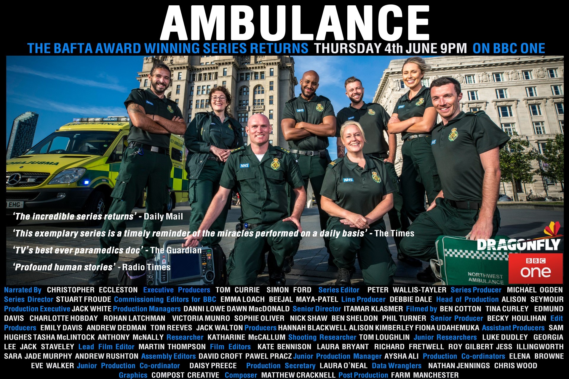 Ambulance - Series 5 / Liverpool. BBC1 - 59mins